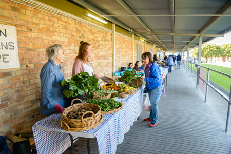 Denman Farmers Market undercover area Denman Farmers Market undercover area